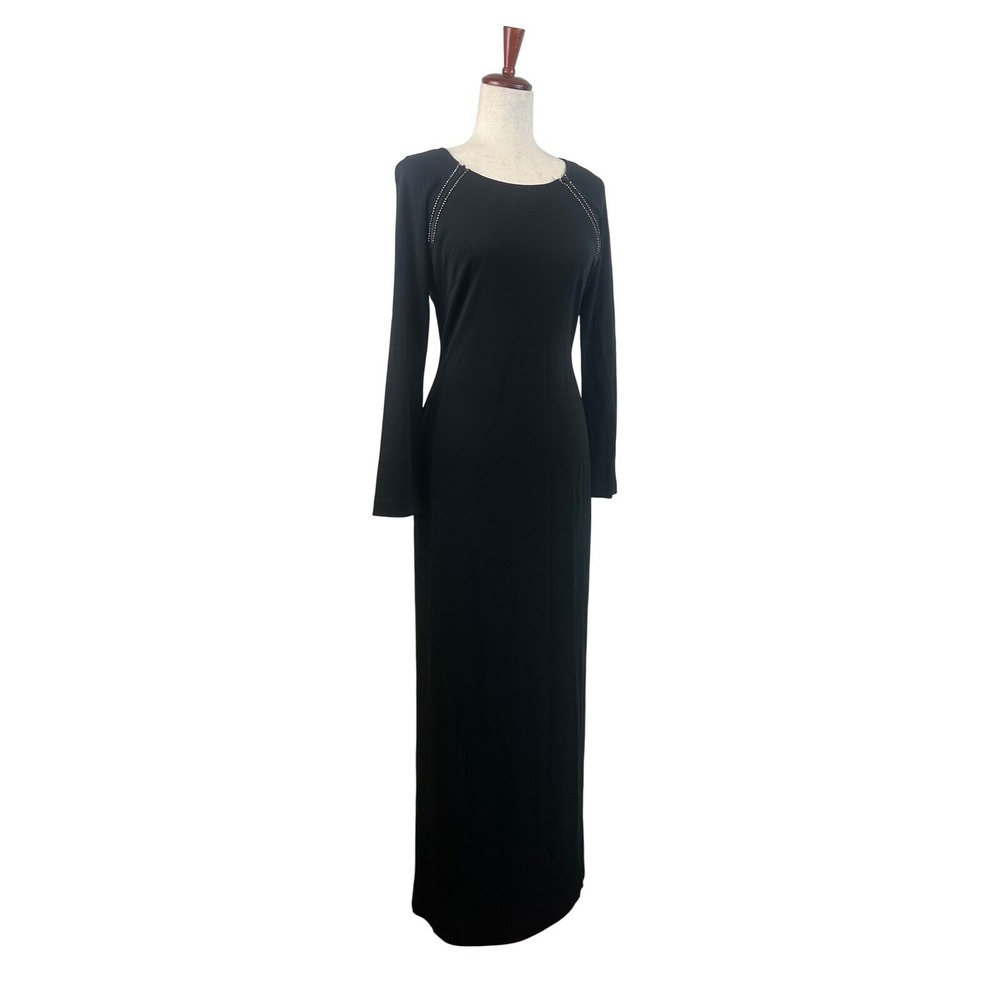 Vintage Adrianna Papell Evening Gown Women's Size 8 Rhinestone Formal